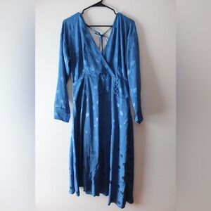ASOS Blue Long Sleeve Dress